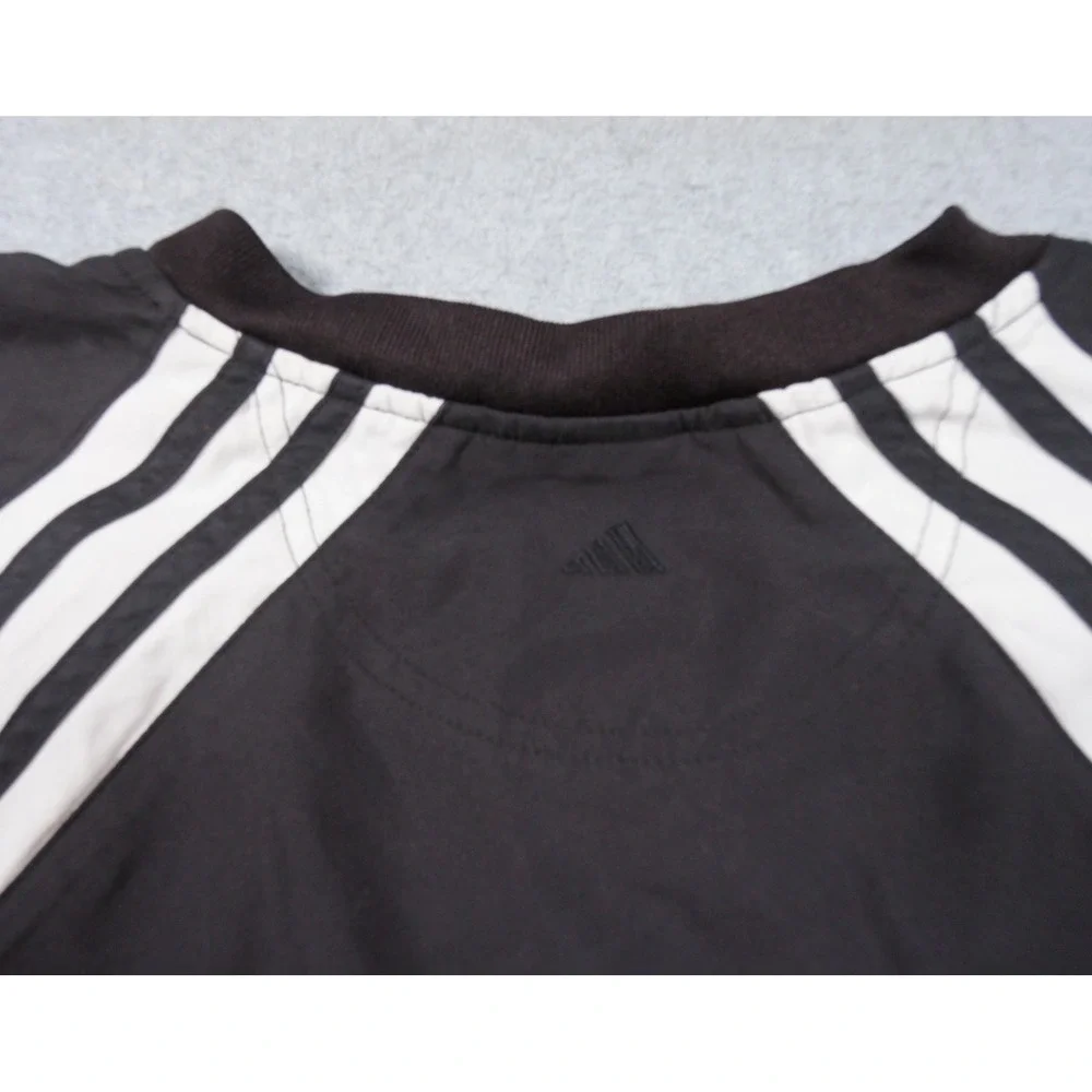 Vintage Adidas Jacket Mens XLarge Black Golf Windbreaker Pullover Outdoors Y2K